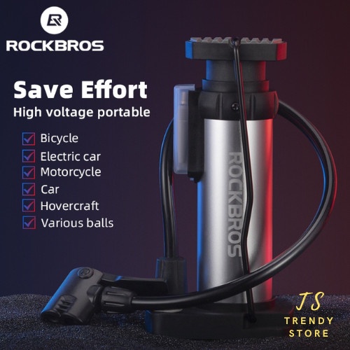 Pompa Angin Untuk Sepeda Motor Mobil Rockbros Portable Strong Pump