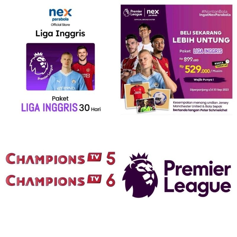 Paket Liga Inggris Nex Parabola - Nex Parabola Paket Liga Inggris Gratis Mnc Group