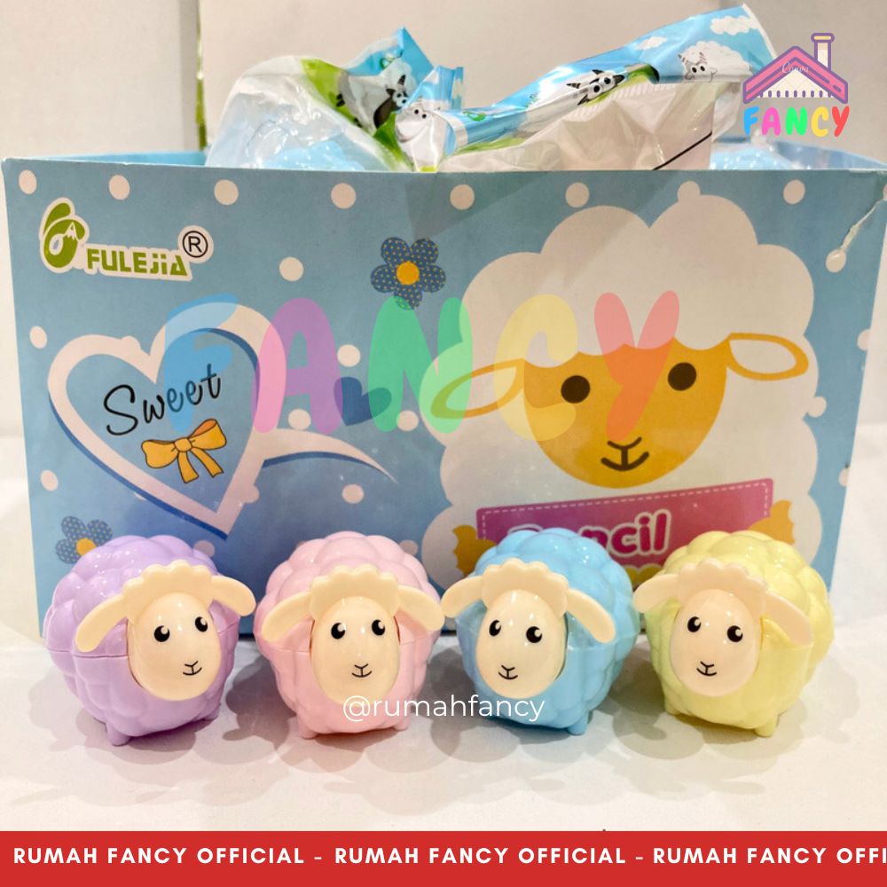 

[1PCS] Serutan Rautan Anak Fancy Bentuk Sheep Domba 8081 Warna Pastel Macaron Lucu Murah Berkualitas