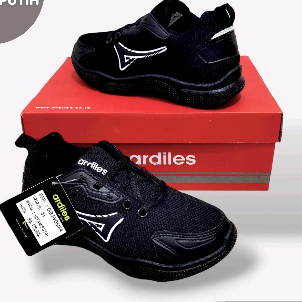 Sepatu Sekolah Anak SD hitam Ardiles GIB