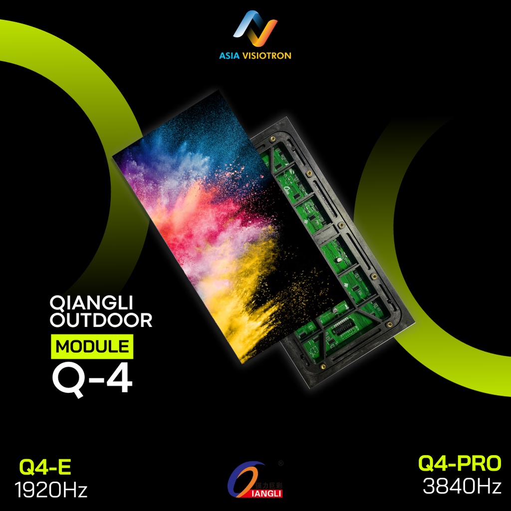 Modul P4 Outdoor 1920Hz 3840Hz ORIGINAL QiangLi Videotron