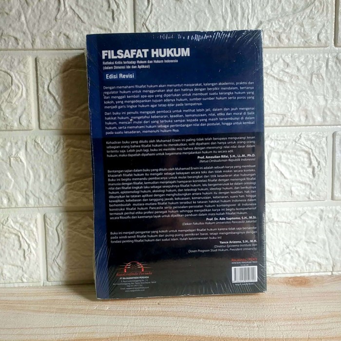 Terlaris ✨ - Buku FILSAFAT HUKUM Refleksi Kritis terhadap Hukum dan Hukum Indonesia