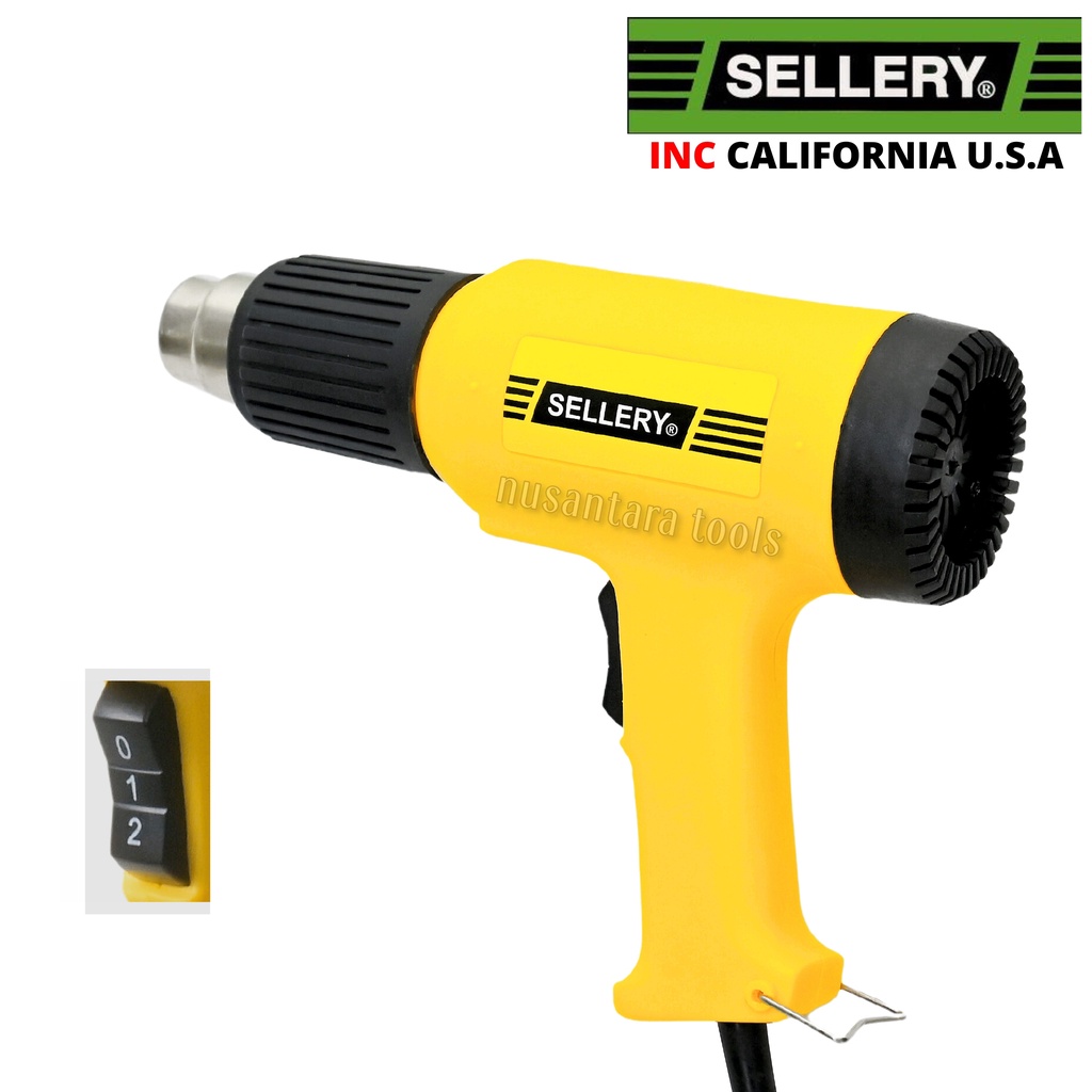 heatgun / hotgun sellery pemanas stiker