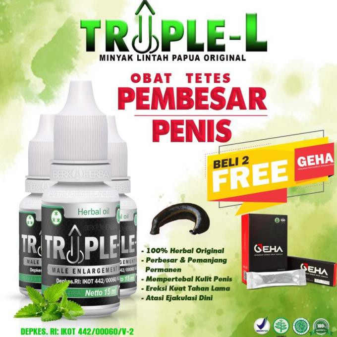 (COD) Minyak Lintah-Papua Asli Pembesar Penis- Kelamin / Alat Vital Pria - Minyak