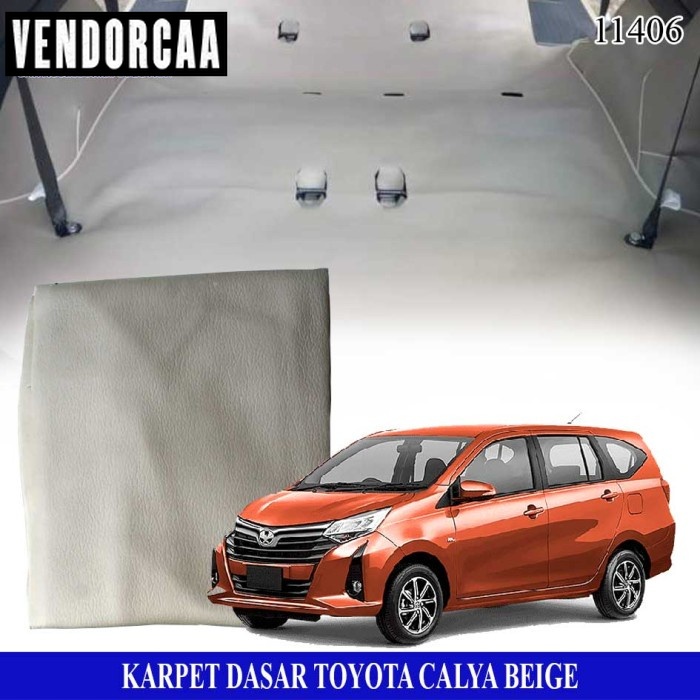 Karpet Dasar Toyota Calya Daihatsu Sigra Alas Lantai Mobil