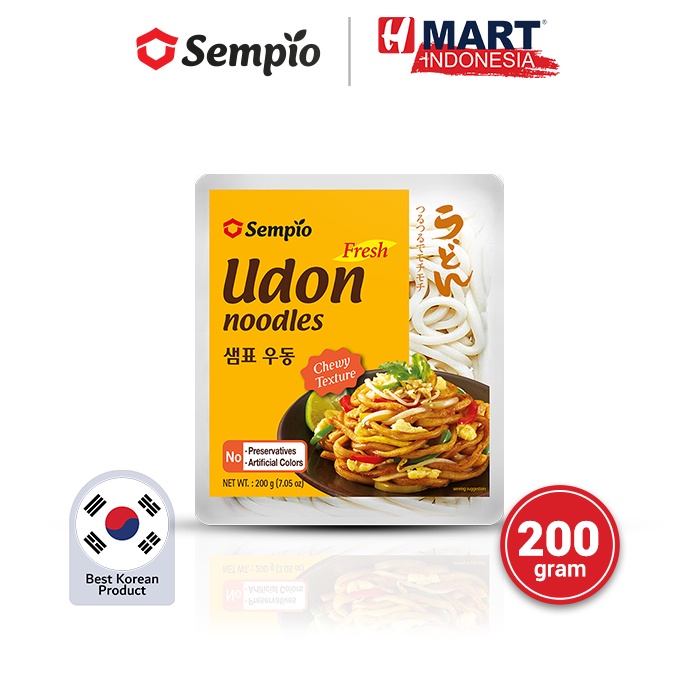 

Sempio Fresh Udon Noodles - Mie Basah Matang Asli Korea 200g