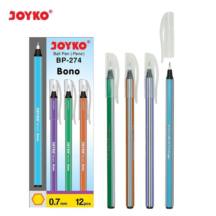 

[ LUSIN ] Ball Pen / Pulpen / Pena Joyko BP-274 Bono 0.7 mm [ MS ]