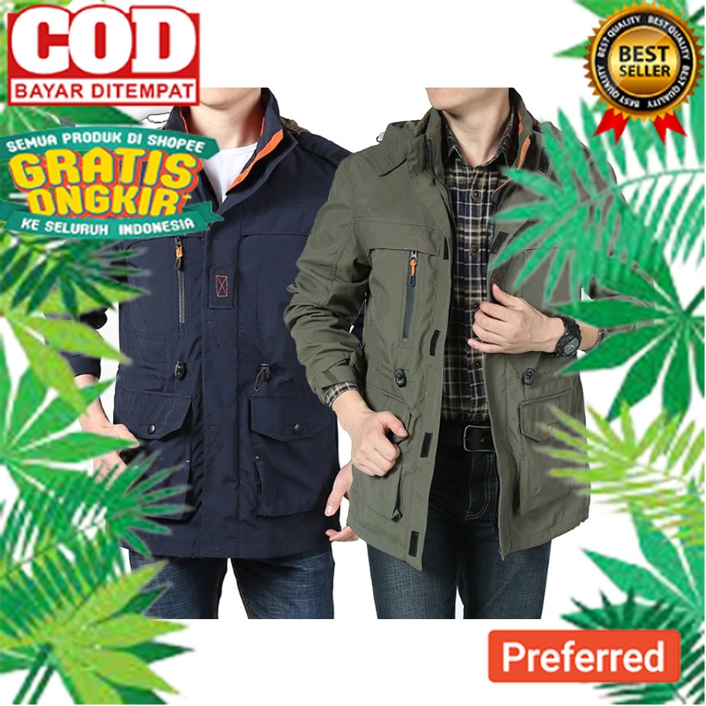 Fobdg Jaket parka jeep navy blue// ANAK DEWASA REMAJA JAKET EKREN JAKET MURAH JAKET PARKA JAKET PARA