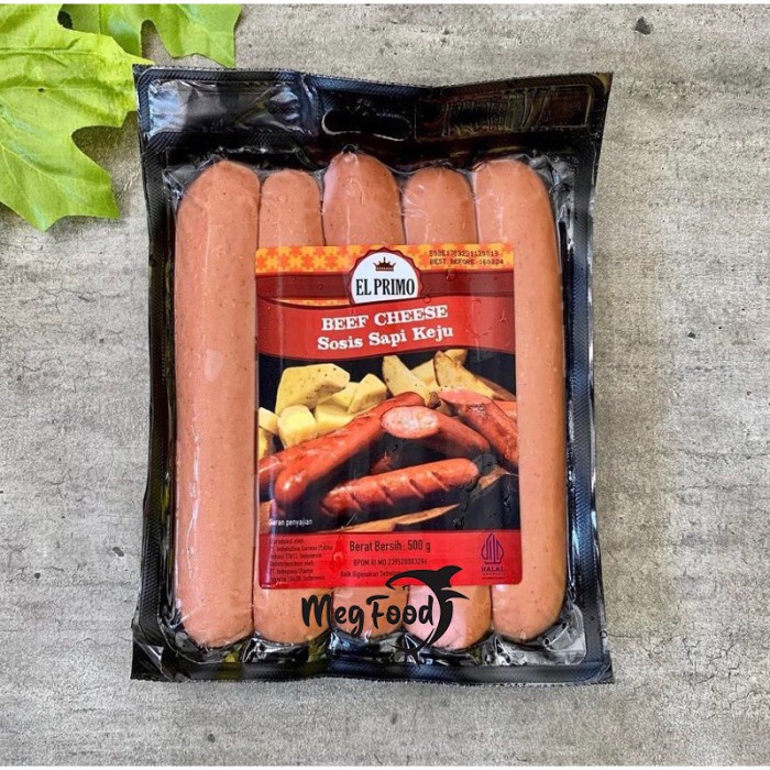 

El Primo Beef Cheese Sausage | Sosis Sapi Keju 500g