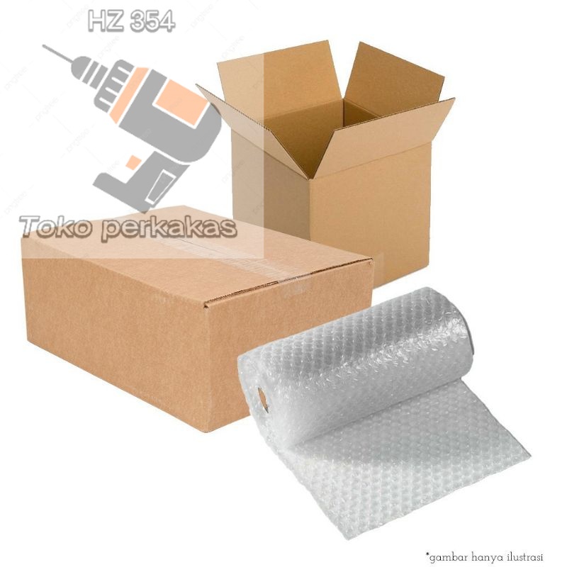 

Packing Tambahan Kardus / Bubble Wrap