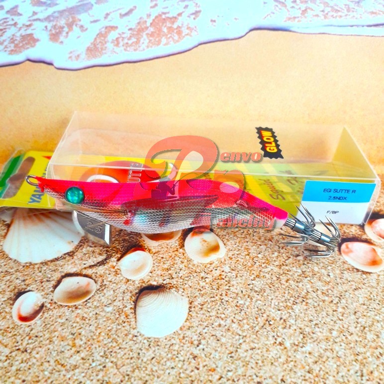 R 2.5 PINK LORENG RAINBOW GLOW Yamashita EGI Sutte 75mm 10gr umpan cumi ORIGINAL