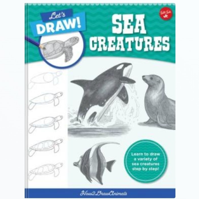 Buku Let's Draw Sea Creatures