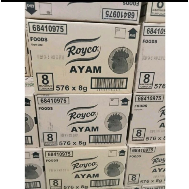 

Royco ayam/sapi 8gram 1 Dus