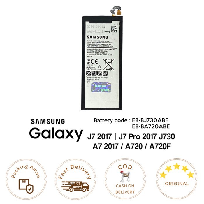 Battery/ Baterai SAMSUNG Galaxy J7 2017 / J7 Pro 2017 / A7 2017 / A720 ORI99