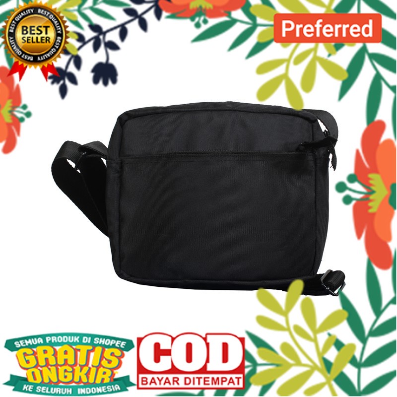 Dobujack Tas Fiona Black Slingbag// TAS IMPORT SLEMPANG KEREN / PROMO 11.11 / PROMO 12.12 / HARBONAS