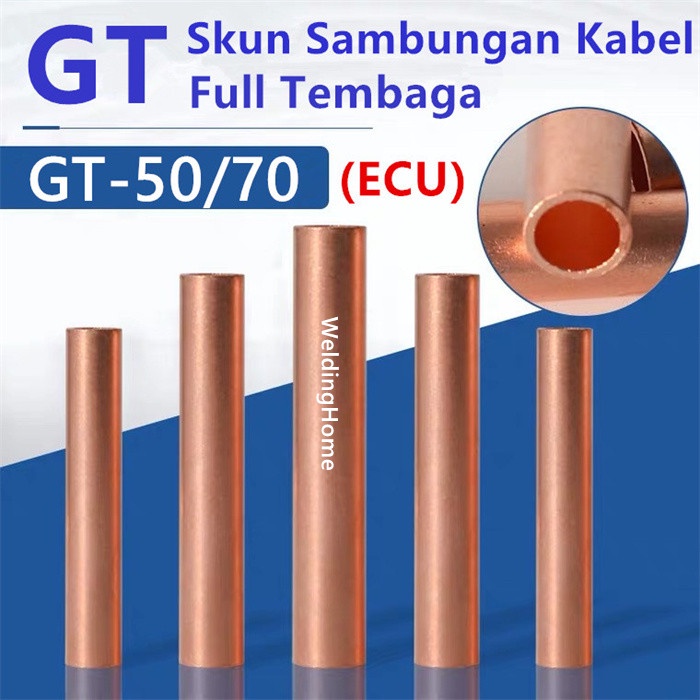 Skun Scun GT-50 GT-70 Sambungan Kabel Tembaga 50mm 70mm Conector Cable