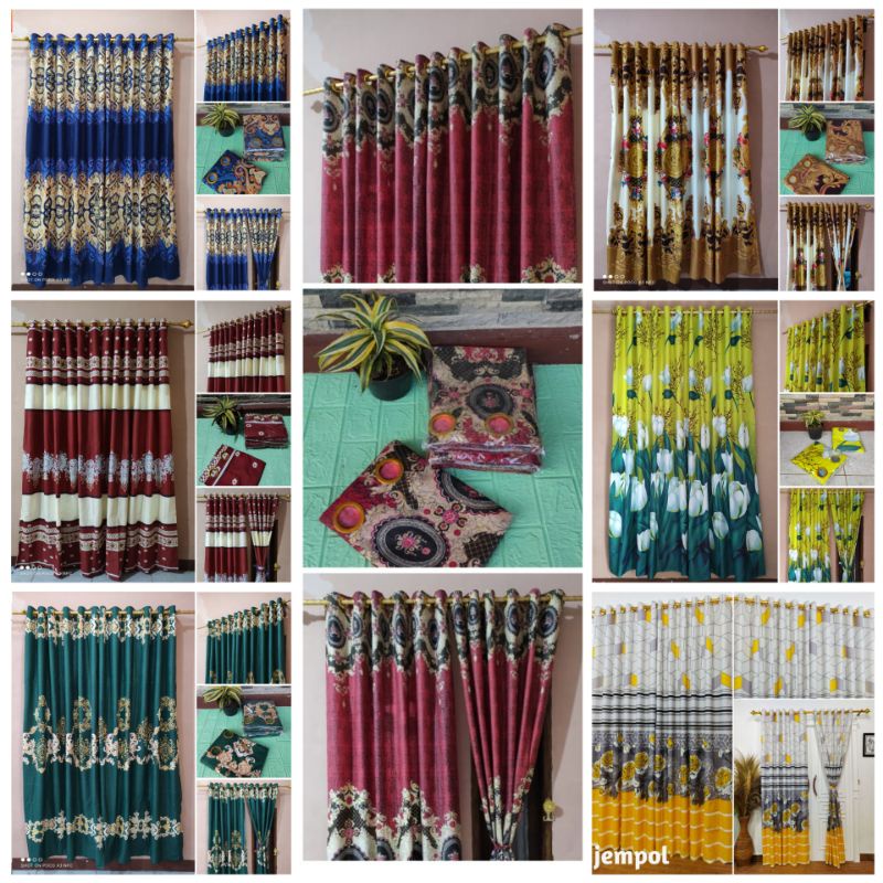 HORDENG SMOKRING 12 LUBANG/ GORDEN SMOKRING / HORDENG JENDELA MINIMALIS /GORDEN PINTU KARAKTER DORAE