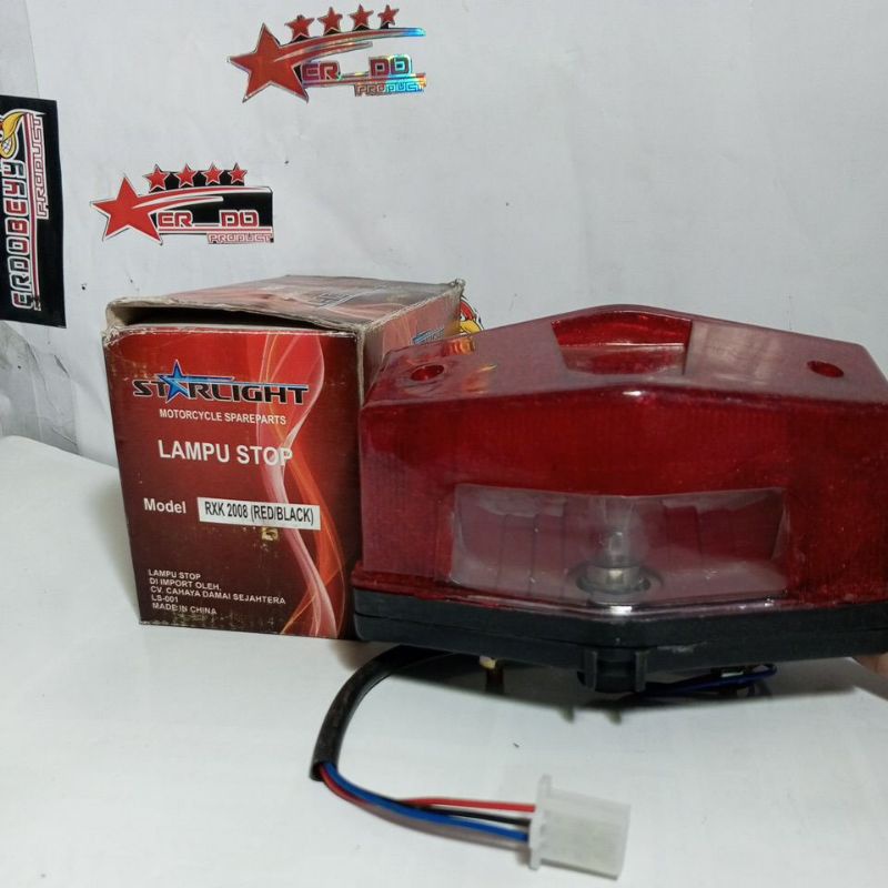LAMPU STOP ASSY BELAKANG STOPLAMP YAMAHA RXK 2008 MODEL DOP BIASA Kawan Setia Store_ksm