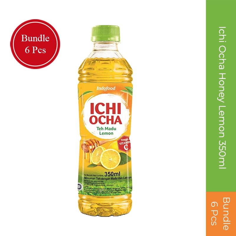 

Ichi Ocha Honey Lemon 350ml bundle 6