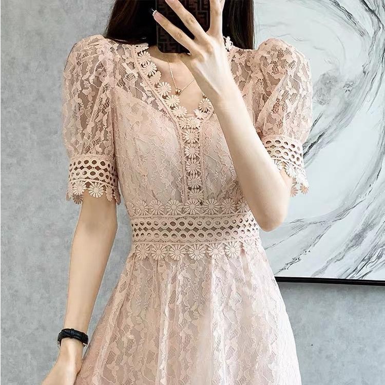 KCC - Amaze Lace Dress - Gaun Wanita Brukat Pesta - Keikoclothing