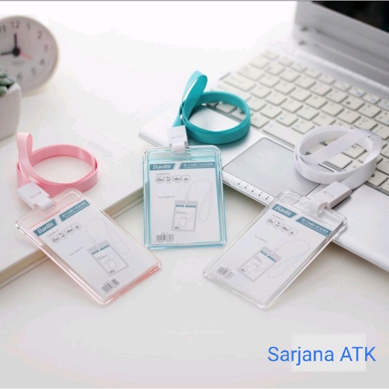 

1 Set ID Card / Name Tag Transparan Acrilik Bantex