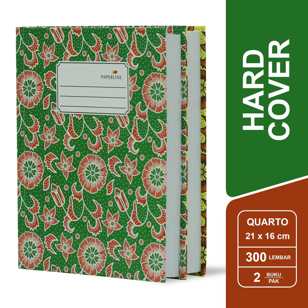 

[BMS Bekasi] Paperline Hard Cover 21 X 16 Cm (300 Q) - PPL HC 300 Q