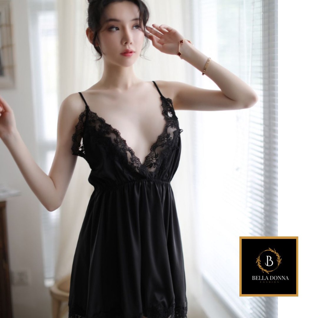 belladonna_id 1 Baju Tidur Wanita Dewasa Lingerie REVINA All Size Sexy anggun Night Dress Gaun Malam Pakaian dalam Baju Tidur Wanita Dewasa Includes Satin Lingerie Sexy & G String, Baju Tidur Sexy, Baju Haram Sexy-8