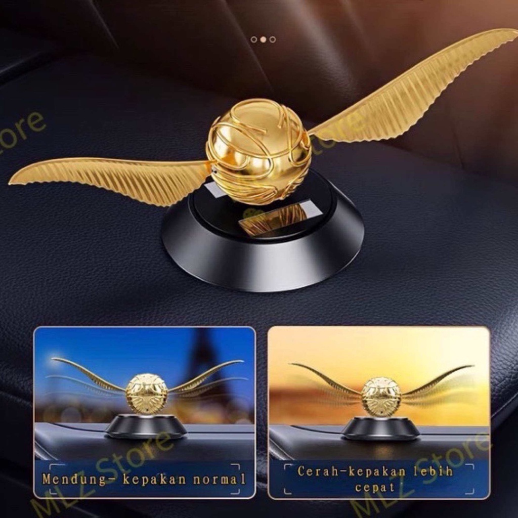 PARFUM MOBIL SURYA BOLA EMAS IKONIK - Wangi Aroma Kayu Harry Potter, Hiasan Dashboard & Kamar