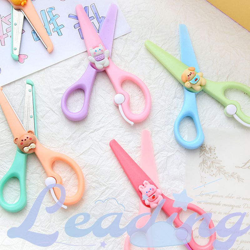 

Gunting Kecil Kartun Buku Pegangan Anak Gunting Kertas Kantor-Le