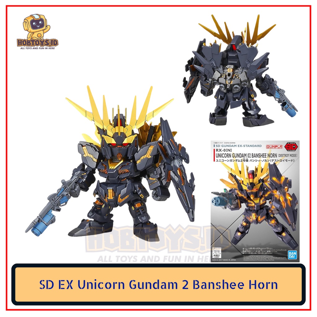 SD EX Standard Gundam Unicorn Banshee