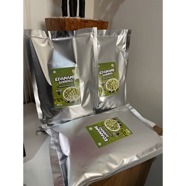 

camilan gurih Edamame Goreng kemasan 500 g