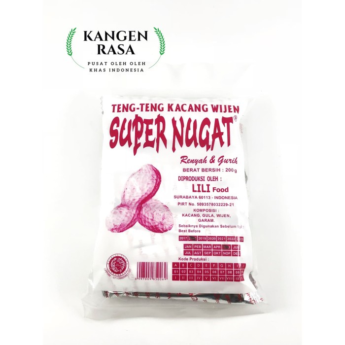 

Teng Teng Kacang Wijen Super Nugat