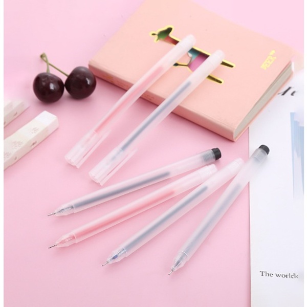 

Pulpel Gel 0.5mm Bolpoin Pena Pulpen Tinta Gel Cair Pena Transparant Pen Gel / Pena Tinta Gel Cair VHI