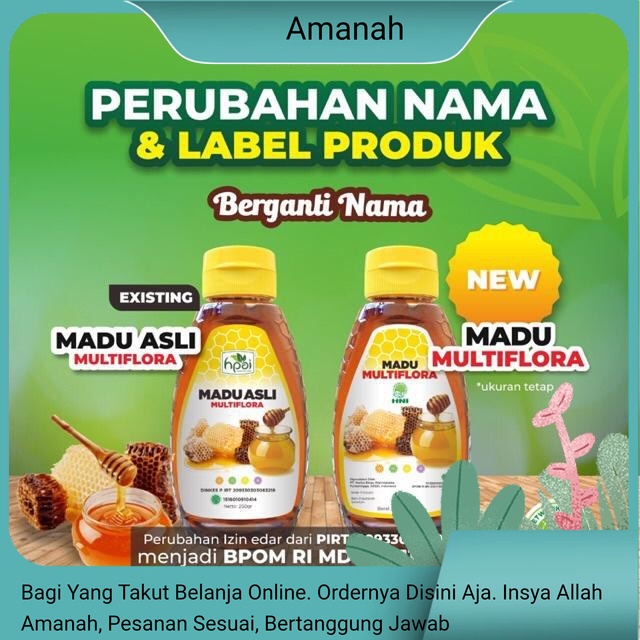 

HNI HPAI MADU MULTIFLORA