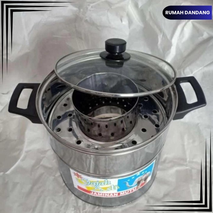 dandang bakso mini tutup kaca UK 22cm