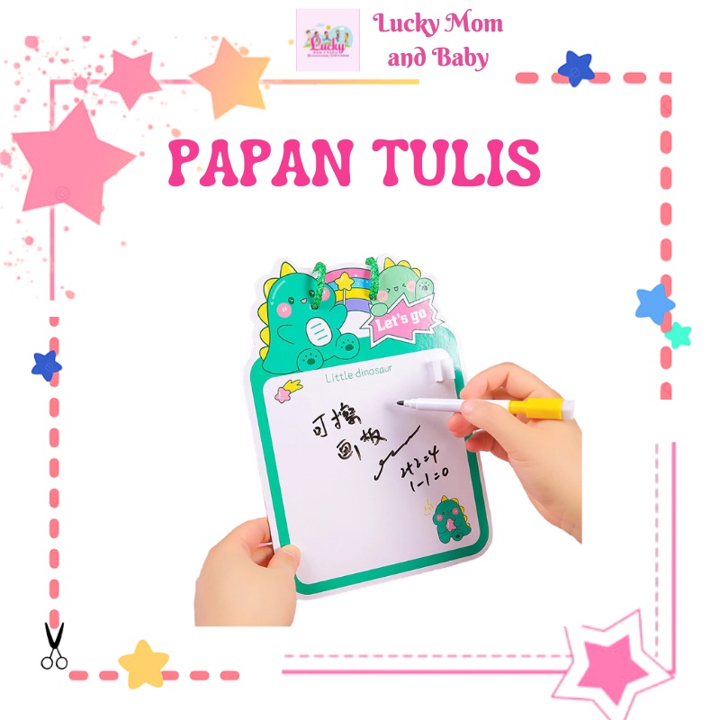 

[LMB] Papan Gambar Kartun Bisa Dihapus/Papan Tulis Mini Mainan Edukasi untuk Anak