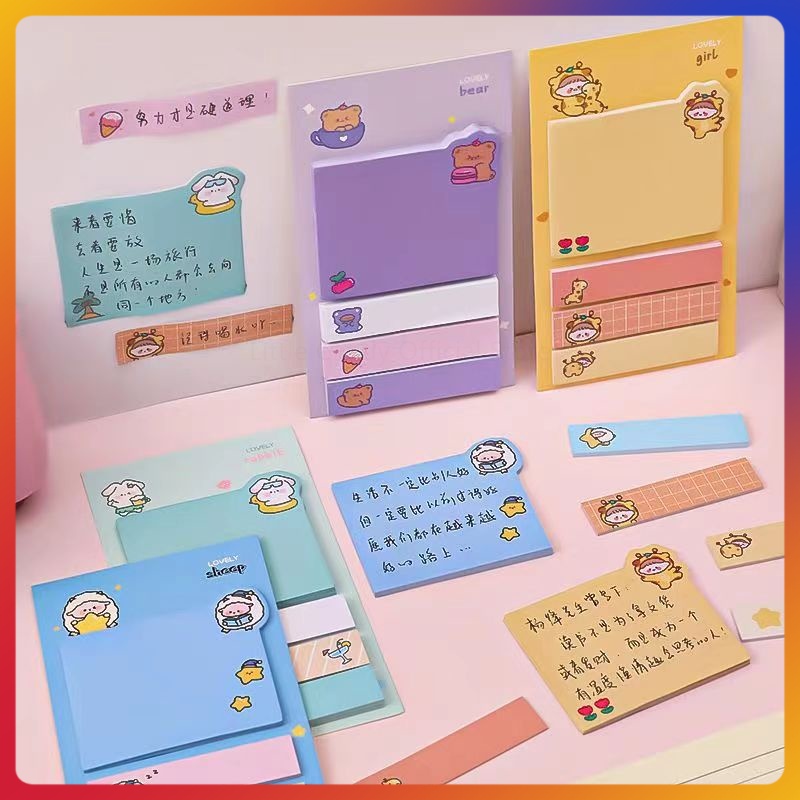 

Catatan Post-it Kartun/Catatan Penanda Hewan Lucu