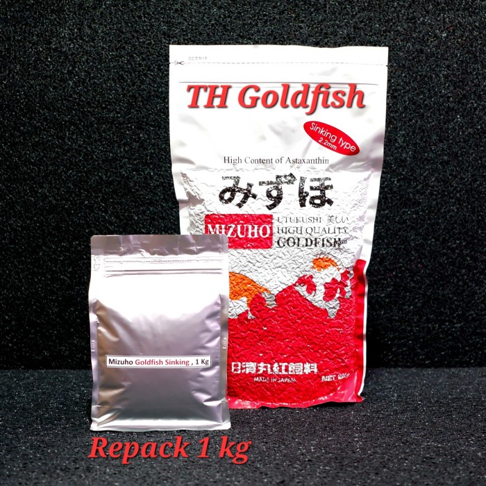 Mizuho Goldfish Sinking 1 kg Growth and Color Makanan Ikan Koki