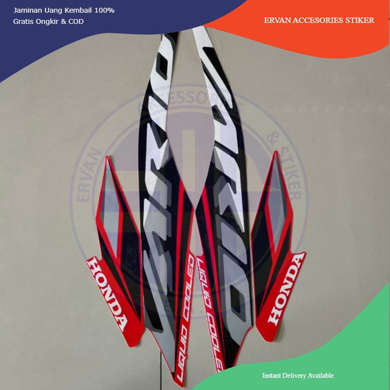 striping Honda Vario 125 cbs 2020 2021 merah  kualitas