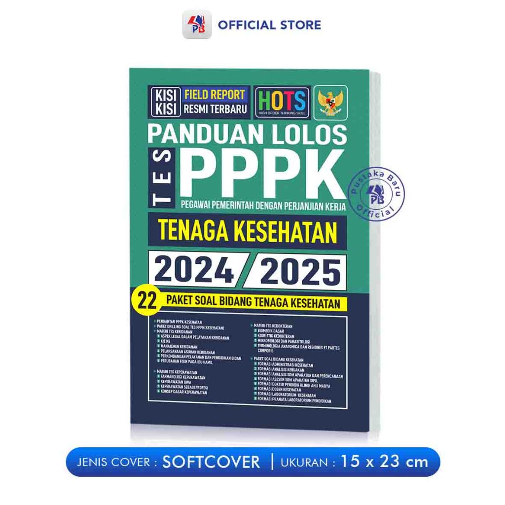 Buku PPPK 2024 2025 : Panduan Lolos Tes PPPK Untuk Tenaga Kesehatan 2024-2025, 22 Paket Soal Bidan Tenaga Kesehatan-3