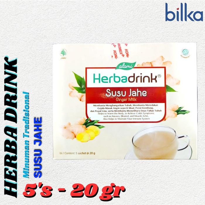 

HERBA DRINK Susu Jahe 20gr/5sachet