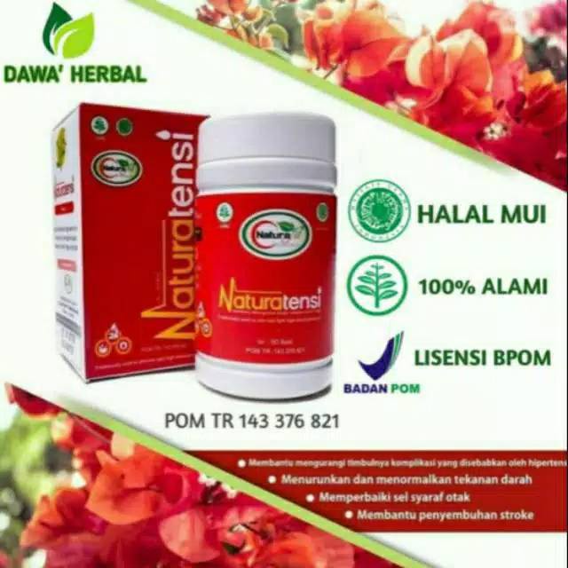 

(CAR)NaturaTensi Asli Natura Tensi Obat Herbal Penyakit Darah Tinggi Original Berkhasiat(Free Ongkir & COD)