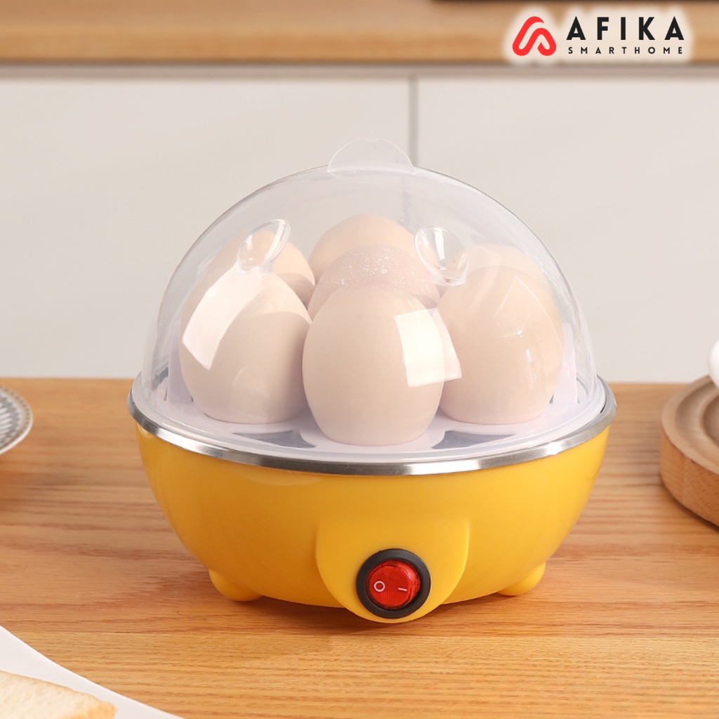 Alat Rebus Telur Portable Otomatis / Electric Egg Cooker Boiler Alat Perebus Telur