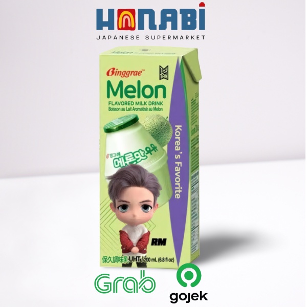 

Binggrae Melon Flavored Milk Drink 200ml - Minuman Susu Rasa Melon Made In Korea