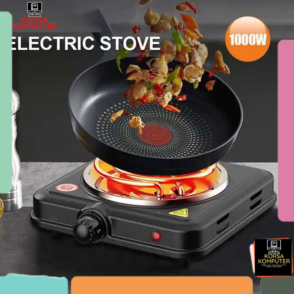 Kompor Listrik Mini Low Watt Kompor Lapangan Listrik Kompor Portable Kompor Portabel Electric Cookin