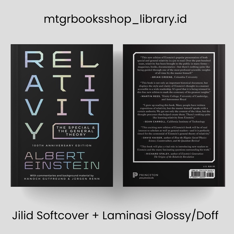 BUKU BEST SELLER Relativity the special and the general theory by Albert Einstein