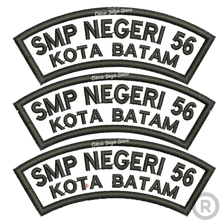 

Bordir Bet Alamat // Logo Sekolah // Bet Lokasi // Papan Nama Bebas Request // Hanya Baris Bordir Nama Custom