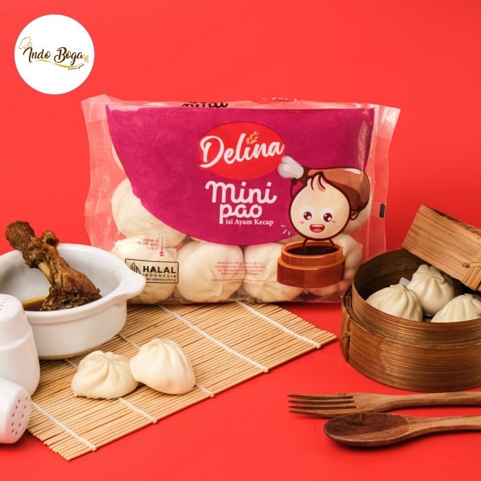 

delina mini pao isi 24 pcs frozen / frozen bapao mini delina