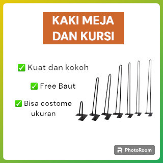 Hairpin legs kaki meja besi