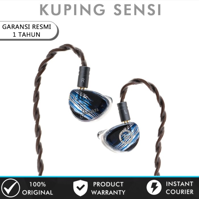 AC99 JUZEAR CLEAR 10mm LCP 1DD HiFi IEM Dynamic In Ear Earphone - 3.5mm